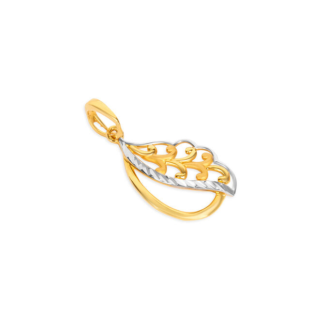 Tanishq 22KT Gold Pendant for Women 2