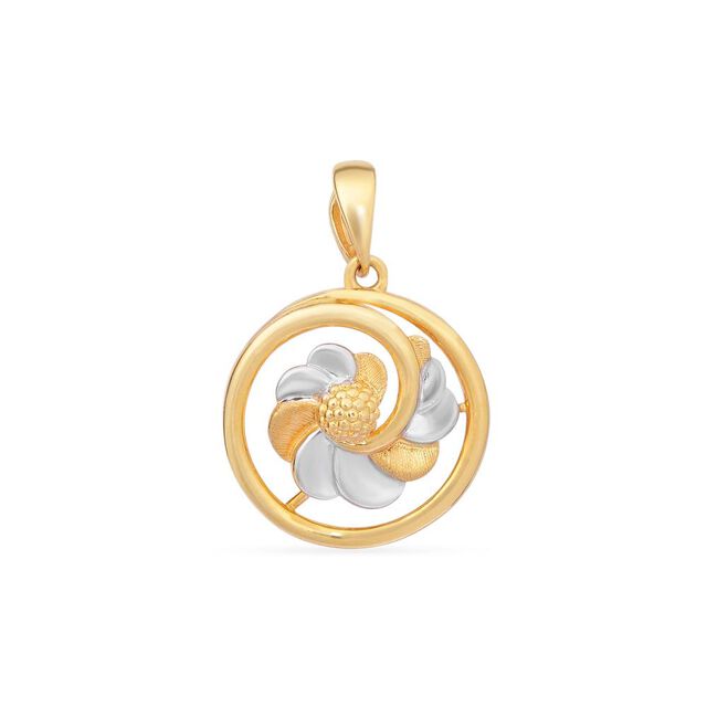 Tanishq 22KT Gold Pendant for Women 2