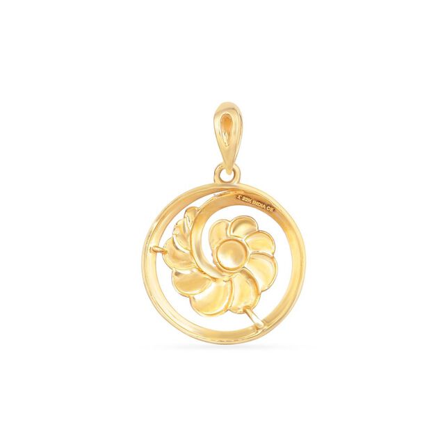Tanishq 22KT Gold Pendant for Women 4
