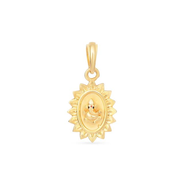 Tanishq 22KT Gold Pendant for Women 2