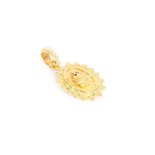 Tanishq 22KT Gold Pendant for Women 3
