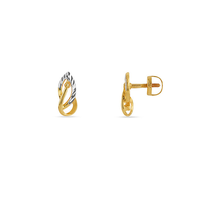 Tanishq 22KT Gold Earrings for Women 2