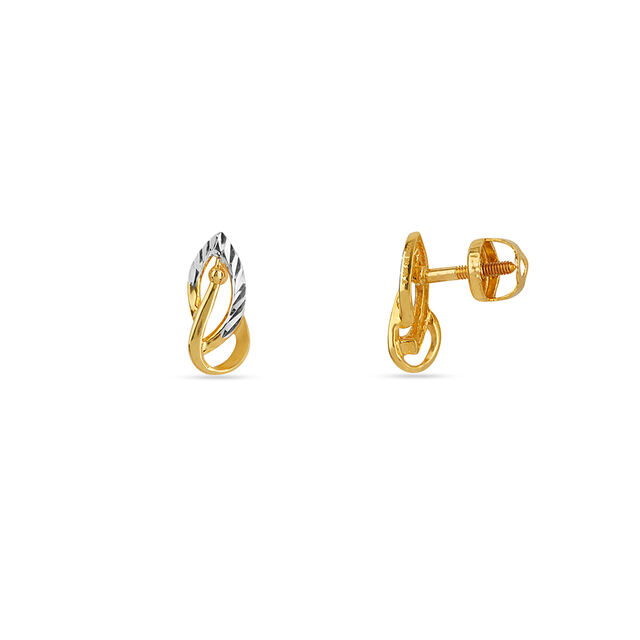 Tanishq 22KT Gold Earrings for Women 4