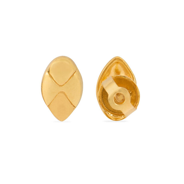Tanishq 22KT Gold Stud Earrings for Women 3