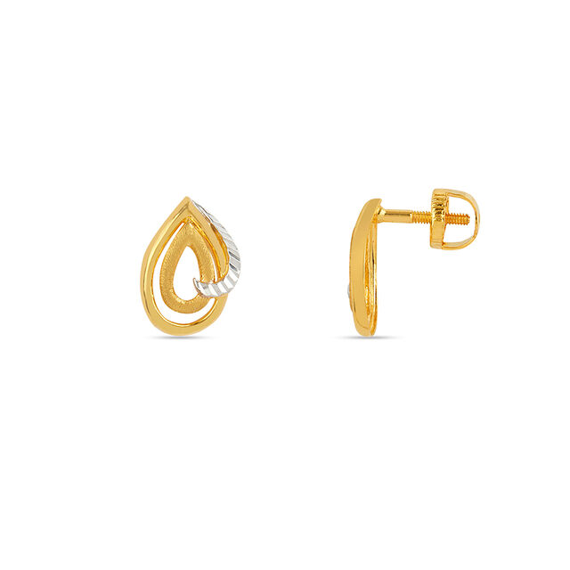 Tanishq 22KT Gold Earrings for Women 2