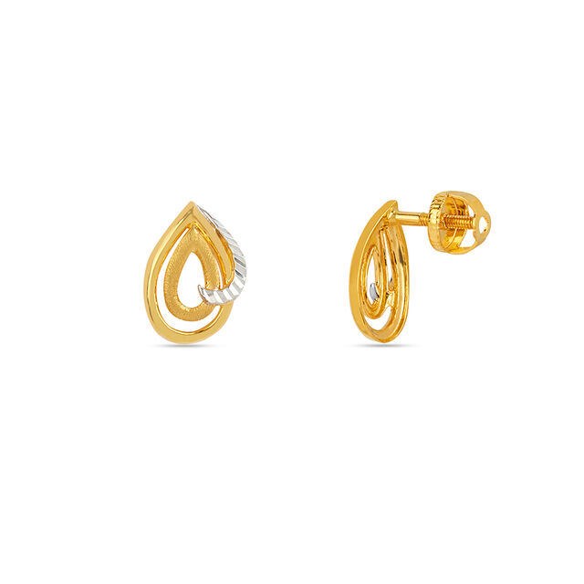 Tanishq 22KT Gold Earrings for Women 3