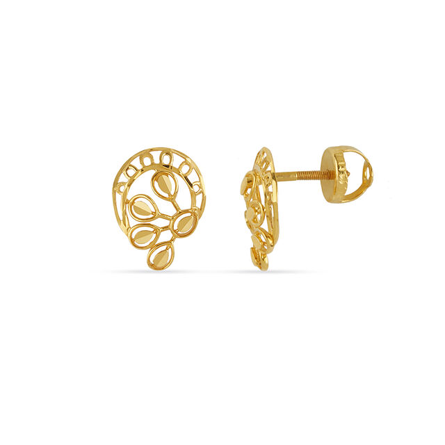 Tanishq 22KT Gold Earrings for Women 2