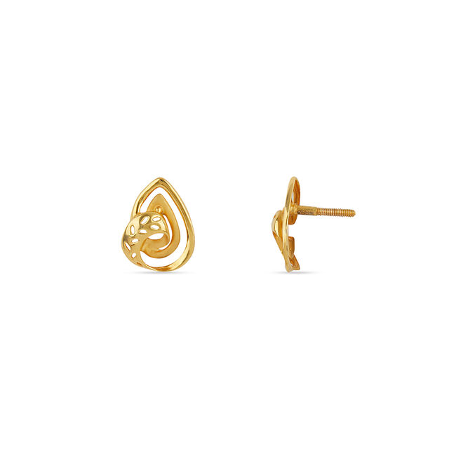 Tanishq 22KT Gold Earrings for Women 3
