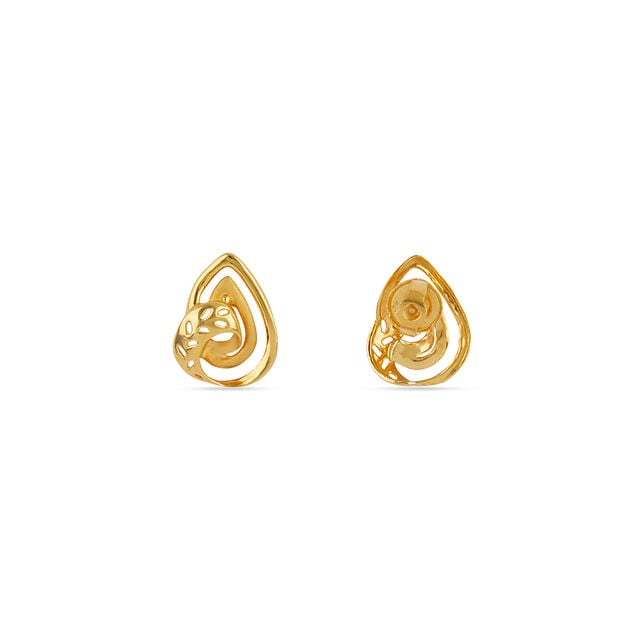 Tanishq 22KT Gold Earrings for Women 4