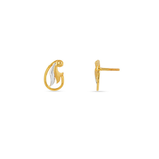 Tanishq 22KT Gold Earrings for Women 3