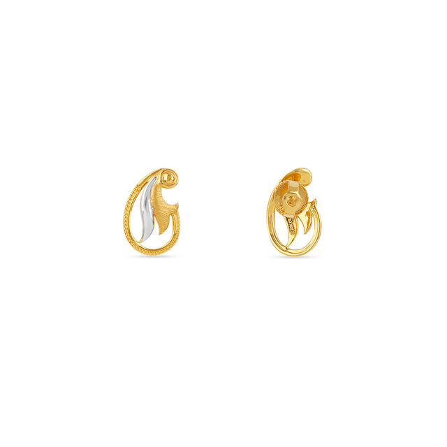 Tanishq 22KT Gold Earrings for Women 5