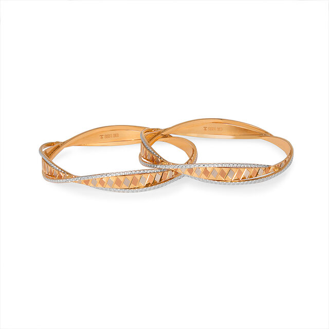Tanishq 22KT Gold Bangle for Women 