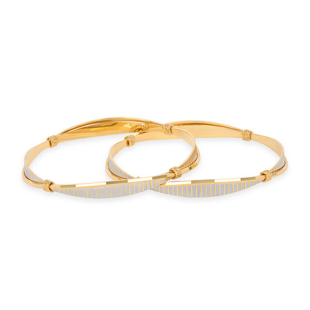 Tanishq 22KT Gold Bangle for Women 