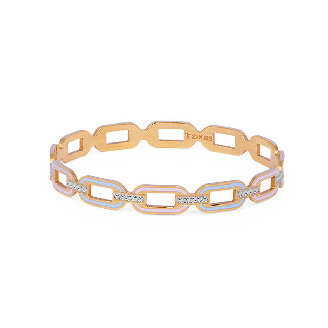 Tanishq 22KT Gold Bangle for Men 
