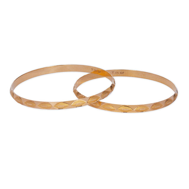 Tanishq 22KT  Gold Bangle  for Women 2