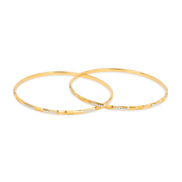 Tanishq 22KT Gold Bangle for Women 