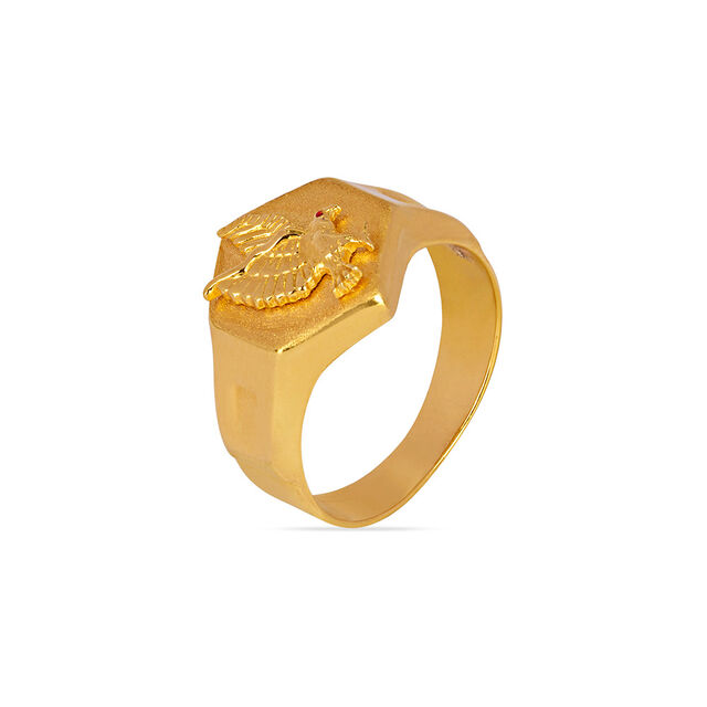 Tanishq 22KT Gold Finger Ring for Men 2