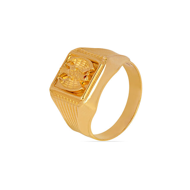 Tanishq 22KT Gold Finger Ring for Men 2
