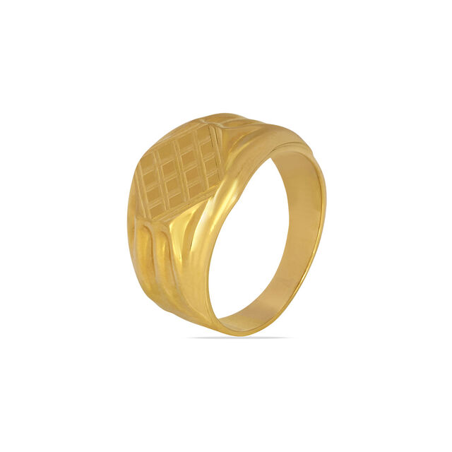 Tanishq 22KT Gold Finger Ring for Men 2