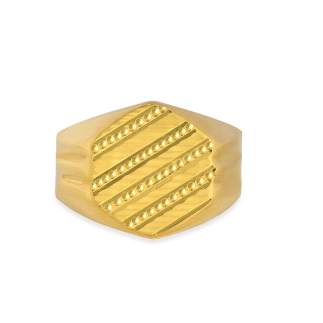 Tanishq 22KT Gold Finger Ring for Men 