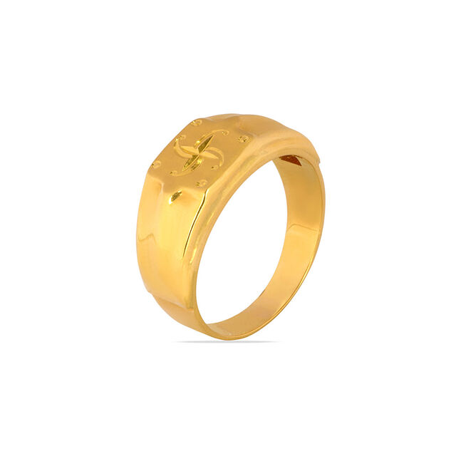 Tanishq 22KT Gold Finger Ring for Men 2