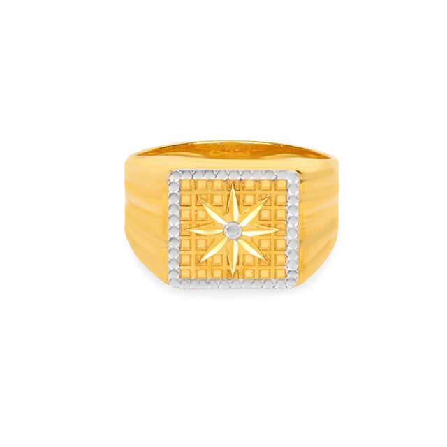 Tanishq 22KT  Gold Ring for Men 