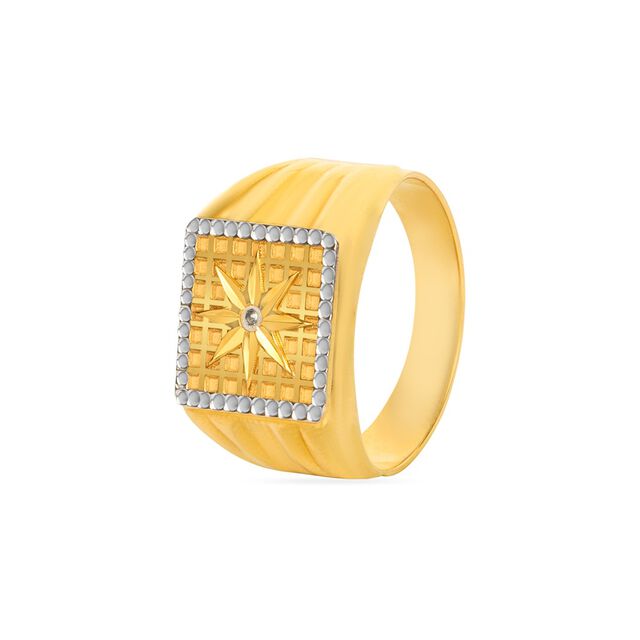 Tanishq 22KT  Gold Ring for Men 2