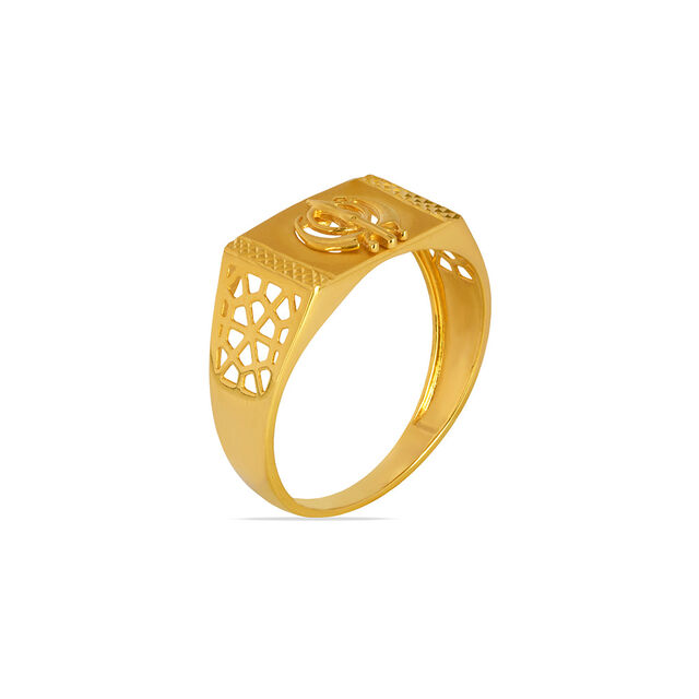 Tanishq 22KT Gold Finger Ring for Men 2