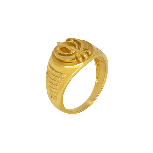 Tanishq 22KT Gold Finger Ring for Men 2