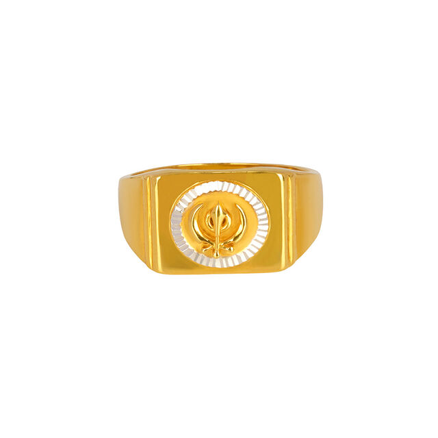 Tanishq 22KT Gold Finger Ring for Men 