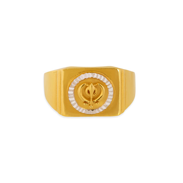 Tanishq 22KT Gold Finger Ring for Men 