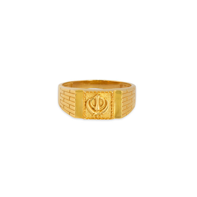 Tanishq 22KT Gold Finger Ring for Men 