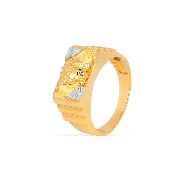 Tanishq 22KT Gold Finger Ring for Men 2