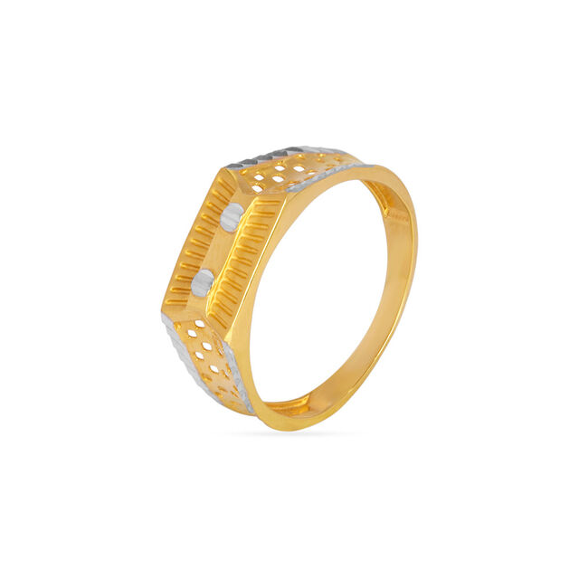 Tanishq 22KT Gold Finger Ring for Men 2