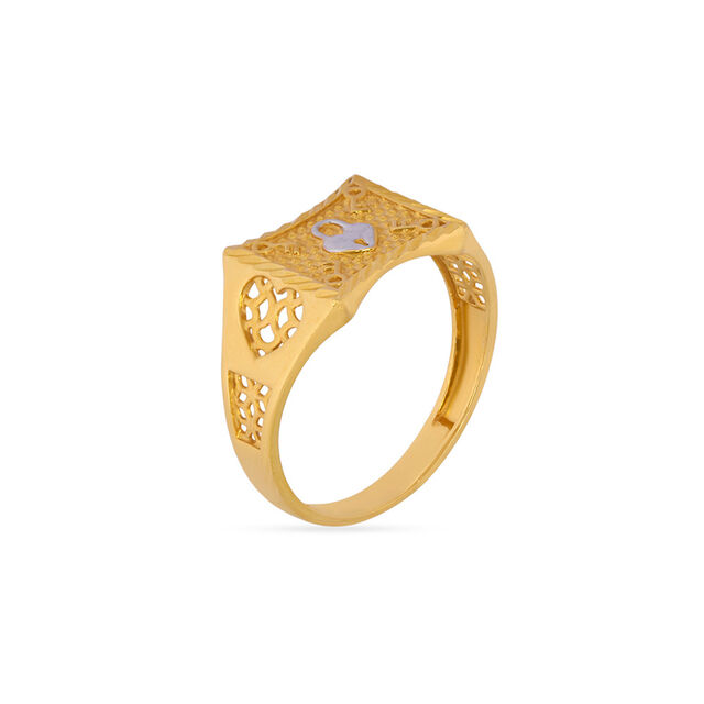 Tanishq 22KT Gold Finger Ring for Men 2