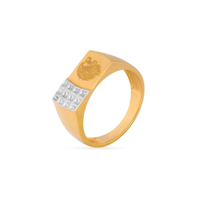 Tanishq 22KT Gold Finger Ring for Men 2