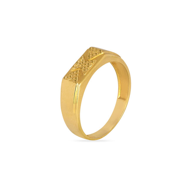 Tanishq 22KT Gold Finger Ring for Men 2