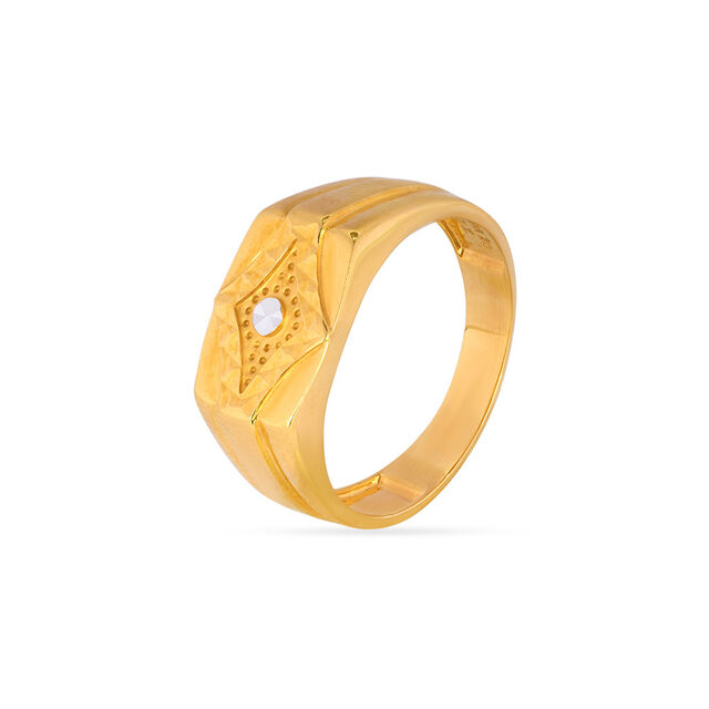 Tanishq 22KT Gold Finger Ring for Men 2