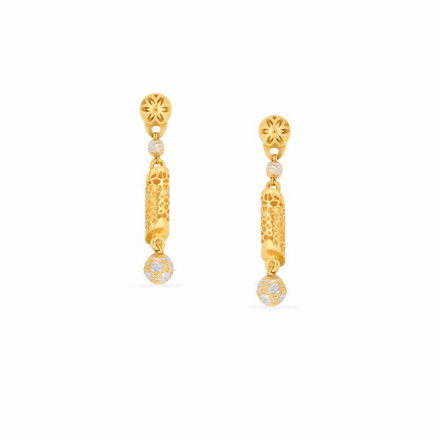 Tanishq 22KT Gold Neckwear & Earring for Women 3