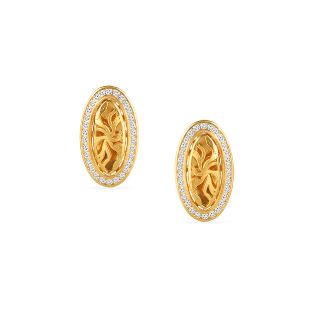 Tanishq 22KT CZ Neckwear with Pendant and Earrings for Women 3
