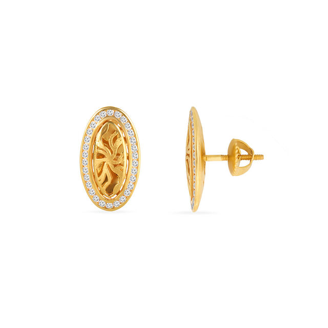 Tanishq 22KT CZ Neckwear with Pendant and Earrings for Women 4