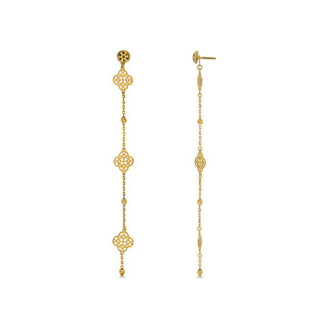 Tanishq 22KT Gold Earrings for Women 4