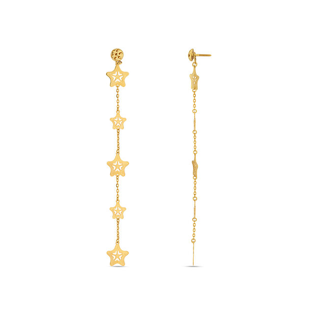 Tanishq 22KT Gold Earrings for Women 3