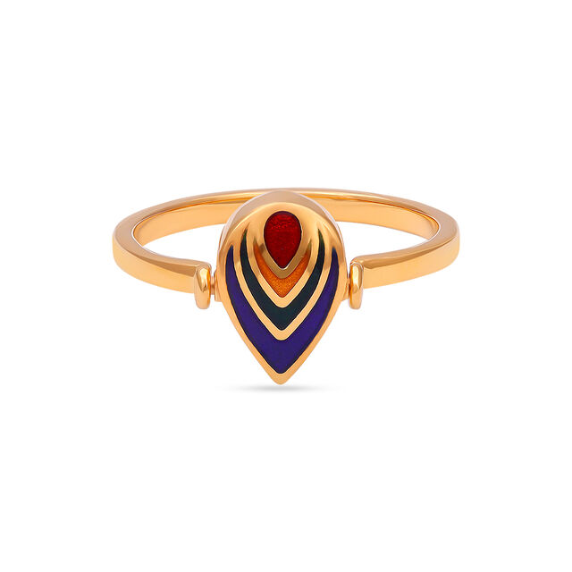 Tanishq 22 KT Gold Finger Ring for Women