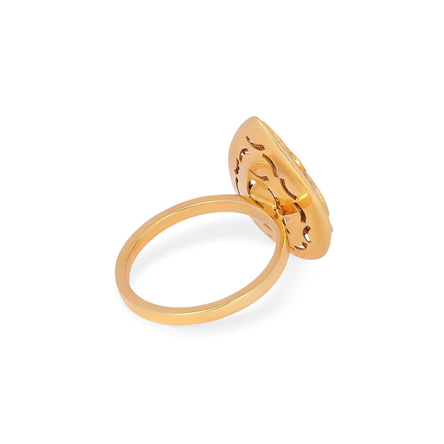 Tanishq 22KT Synthetic Stone Finger Ring for Women 4