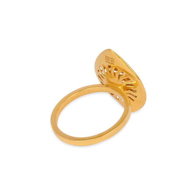 Tanishq 22KT Synthetic Stone Finger Ring for Women 4