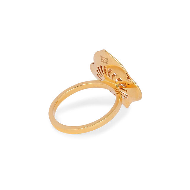 Tanishq 22KT Synthetic Stone Finger Ring for Women 4