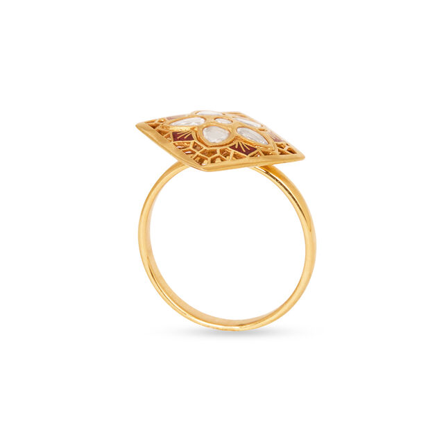 Tanishq 22KT  Gold Finger Ring  for Women 4