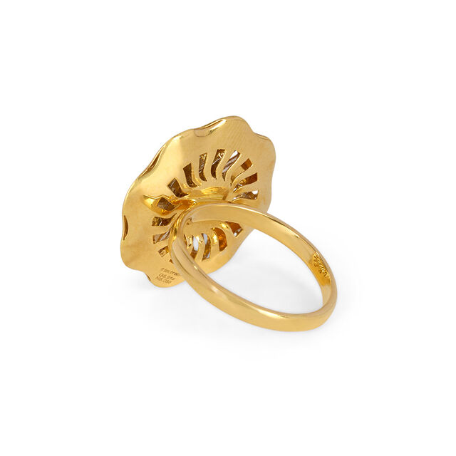 Tanishq 22KT Synthetic Stone Finger Ring for Women 4