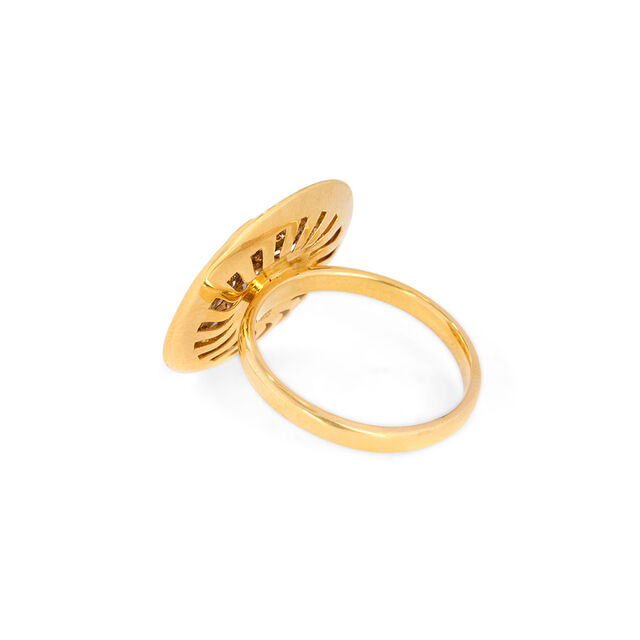 Tanishq 22KT Synthetic Stone Finger Ring for Women 4